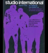 Studio International, March 1965, Volume 169 Number 863. Cover image: Oliffe Richmond, Caveat Bronze, see page 101.
