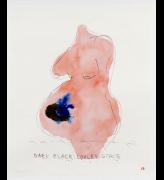 Louise Bourgeois and Tracey Emin. <em>Deep inside my heart,</em> 2009–2010. Archival dyes printed on cloth, 61 x 76.2 cm (24 x 30 in). Printed by Dye-namix, New York. © Louise Bourgeois Trust and Tracey Emin. Courtesy Carolina Nitsch Contemporary Art and Hauser & Wirth.