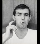 Peter Hujar. Self-Portrait Smoking, 1958. © 1987 The Peter Hujar Archive LLC. Courtesy Maureen Paley, London; Pace/MacGill Gallery, New York.