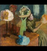 Edgar Degas. The Millinery Shop, ca. 1882–86. Oil on canvas, 100 x 110.7 cm. The Art Institute of Chicago. Mr. and Mrs. Lewis Larned Coburn Memorial Collection.