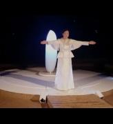 Mariko Mori performing Oneness in the Moongate Garden of the Sackler Gallery, Washington DC, 16 November 2018.