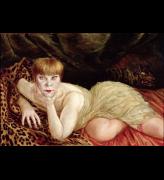 Otto Dix. Reclining Woman on a Leopard Skin, 1927. (Liegende auf Leopardenfell), 1927. Oil paint on panel, 68 x 98 cm. © DACS 2017. Collection of the Herbert F. Johnson Museum of Art, Cornell University.