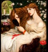 Dante Gabriel Rossetti. Lady Lilith, 1866-68 (altered 1872-1873). Delaware Art Museum, Samuel and Mary R. Bancroft Memorial, 1935.