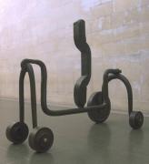 David Smith. <em>Wagon II</em>, 1964. Steel, 2502 x 3065 x 1670 (H X W X D) sculpture. Tate. Purchased with assistance from the American Fund for the Tate Gallery, the National Art Collections Fund and the Friends of the Tate Gallery 1999. Copyright: Estate of David Smith/VAGA, New York, DACS 2006.