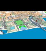Dundee Waterfront. Masterplan view.