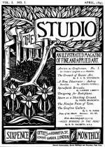 The Studio, Volume 1, Number 1, 1893, cover. Image © Studio International Foundation.