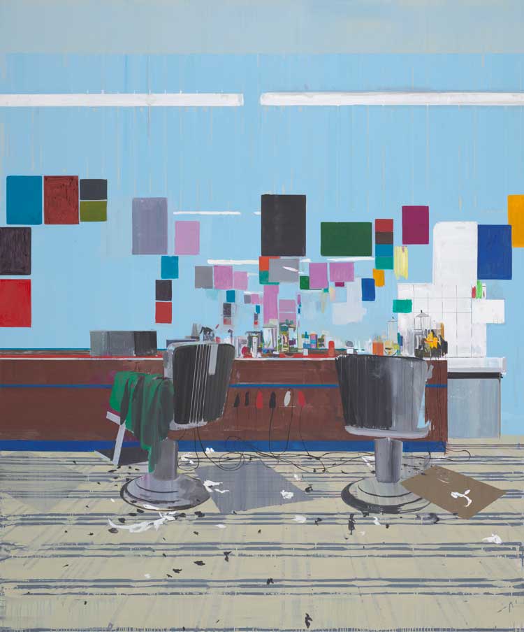 Hurvin Anderson, Jersey, 2008. Tate: Purchased using funds provided by the 2008 Outset / Frieze Art Fair Fund to benefit the Tate Collection 2009. © Hurvin Anderson. Photo: Tate Photography (Matt Greenwood).
