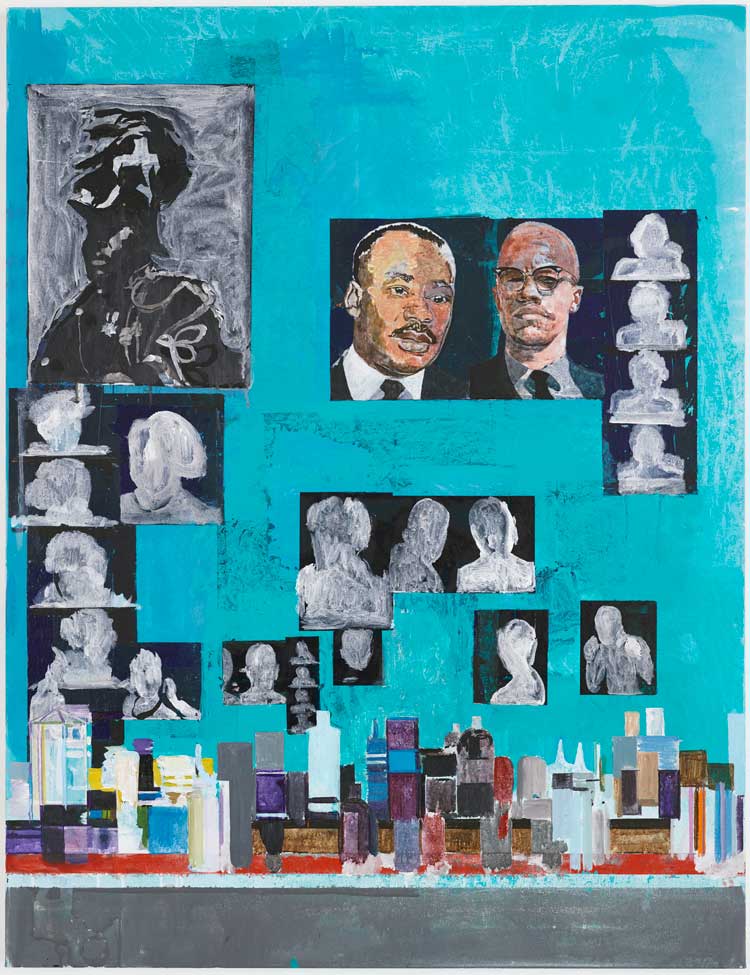 Hurvin Anderson, Is It OK To Be Black?, 2015-16. Arts Council Collection, Southbank Centre, London © A 70th Anniversary Commission for the Arts Council Collection with New Art Exchange, Nottingham and Thomas Dane Gallery, London. © Hurvin Anderson.