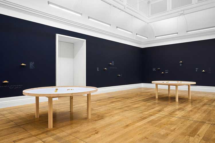 Jumana Emil Abboud, installation view, Mostyn, Artes Mundi 11, 2025-26. Photo: Rob Battersby.
