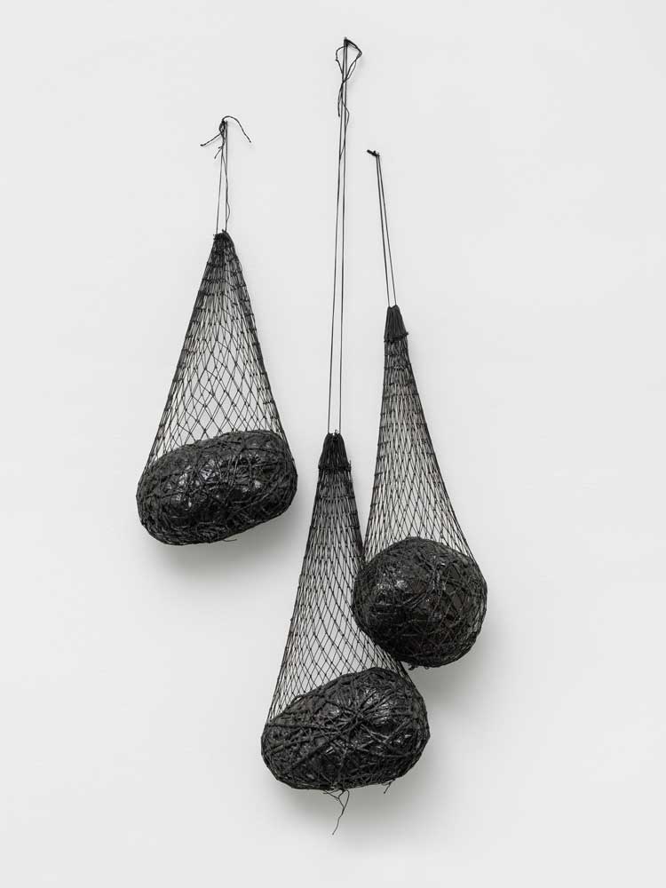 Eva Hesse, No title, 1966. Nets, enamel, string, paper, metal, cord, Private Collection. Courtesy Hauser & Wirth Collection Services. © The Estate of Eva Hesse. Courtesy Hauser & Wirth. Photo: Stefan Altenburger Photography Zürich.