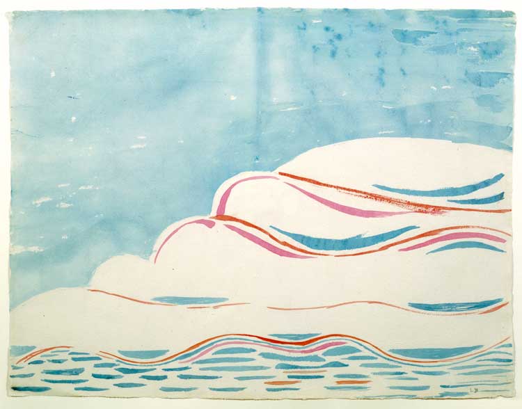 Louise Bourgeois, Untitled, 1968, Watercolour on paper, 48.3 × 62.9 cm © The Easton Foundation / VAGA at ARS, NY and DACS, London 2025. Photo: Christopher Burke.