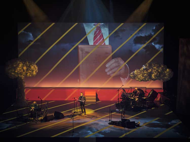 Laurie Anderson, Ark: United States V, Aviva Studios, Manchester, 12 – 24 November 2024. Photo: Duncan Elliott.