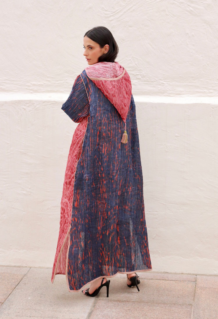 Caftan designed by Mohammed under the label Qaafla. Image courtesy of IAIA.