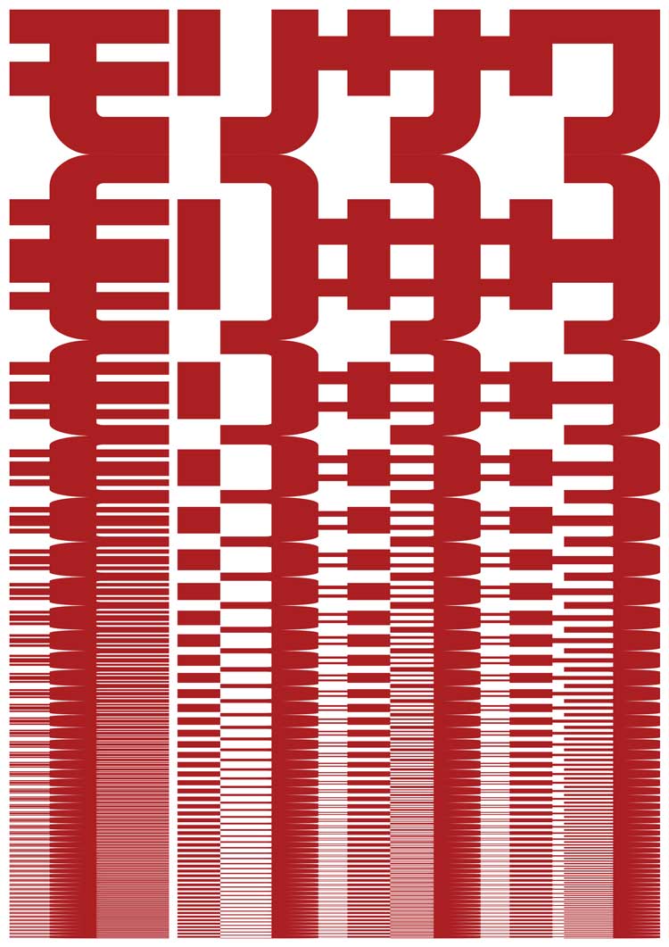 John Maeda. Morisawa 1, 1996/2024. C-Type print on photo paper and ERC-721 token, 103 x 73 cm (40 1/2 x 28 3/4 in). Courtesy Gazelli Art House and certified by Verisart. Copyright of the artist.