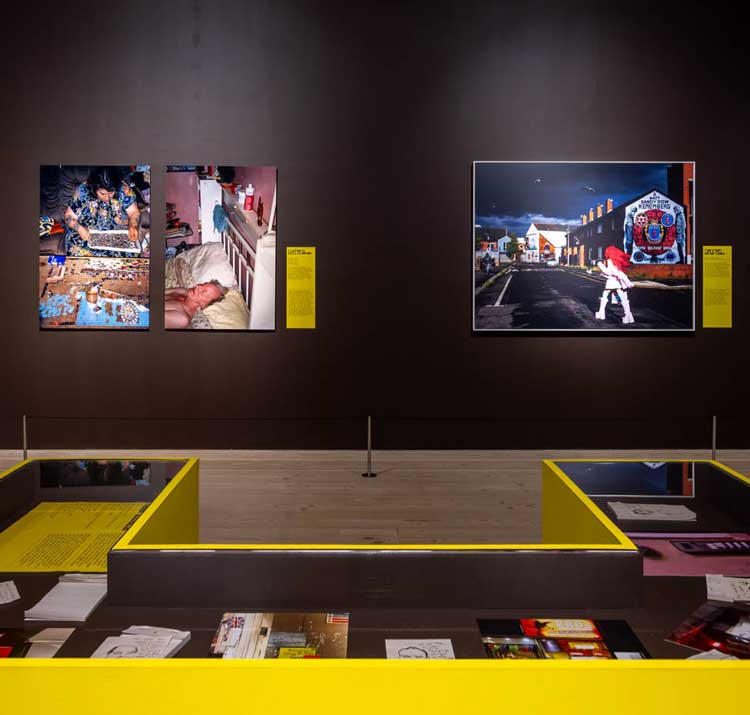 Installation view, After The End of History. Photo: Anna Lukala, courtesy the Artist, Focal Point Gallery and Hayward Gallery Touring.