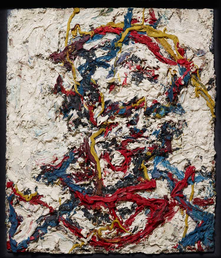 Frank Auerbach, Head of EOW III, 1963-64. Oil on board. Manchester Art Gallery. © the artist, courtesy of Frankie Rossi Art Projects, London. Photo: Michael Pollard.