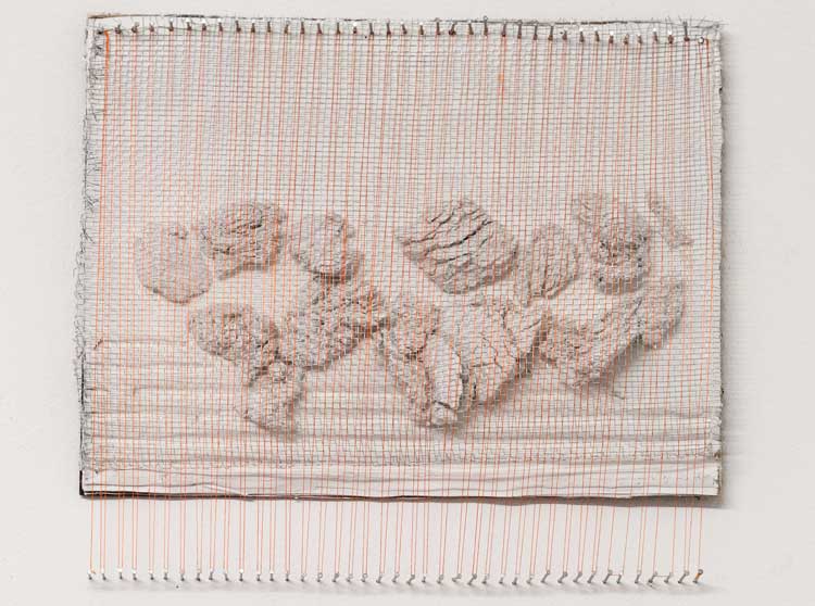 Francisca Aninat: Four Steps and a Looking Glass (detail), installation view, 92 Webster Road, London, 2026. © Francisca Aninat. Photo: Sergey Novikov. Courtesy of 92 Webster Road.