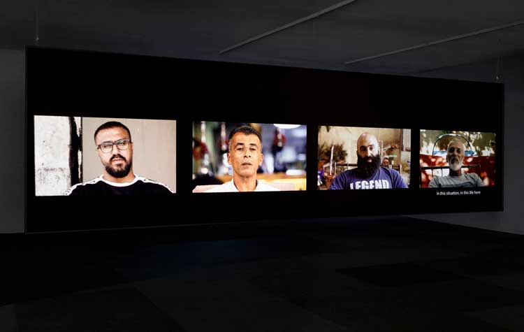 Joana Hadjithomas and Khalil Joreige, Asylum of our Dreams, 2026. Courtesy of the artists, In Situ – fabienne leclerc, Paris and The Third Line, Dubai © Joana Hadjithomas and Khalil Joreige. Installation view, 25th Biennale of Sydney, Rememory, 2026, Campbelltown Arts Centre. Photo: Silversalt Photography.