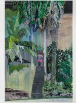 Hurvin Anderson, Grace Jones, 2020. Private Collection. © Hurvin Anderson. Courtesy the artist and Thomas Dane Gallery. Photo: Richard Ivey.