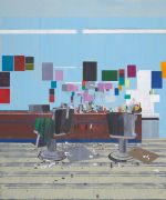 Hurvin Anderson, Jersey, 2008. Tate: Purchased using funds provided by the 2008 Outset / Frieze Art Fair Fund to benefit the Tate Collection 2009. © Hurvin Anderson. Photo: Tate Photography (Matt Greenwood).