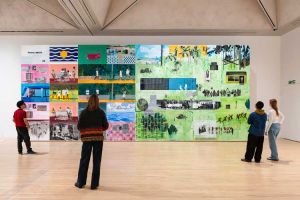 Hurvin Anderson, installation view, Tate Britain, London. Photo: Tate Photography (Larina Annora Fernandes).