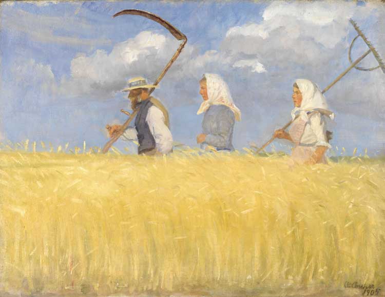 Anna Ancher, The Harvesters, 1905. Image courtesy of Skagens Museum.