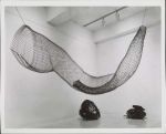 Installation view of Eccentric Abstraction, 1966, including Alice Adams’s Big Aluminium 1 (1965, cat. 19). Archives of American Art, Smithsonian Institution, Washington, D.C.