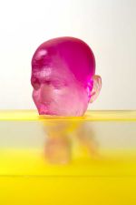 Rona Pondick, Magenta Swimming in Yellow (detail), 2015–17. Pigmented resin and acrylic sculpture, 14 x 17 x 17 in. Private collection, Boston. Courtesy the artist and Steven Zevitas Gallery, Boston.