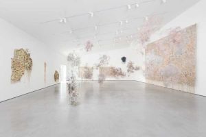 Igshaan Adams: Weerhoud, installation view, The Hepworth Wakefield, 22 June – 3 November 2024. Photo: Mark Blower.