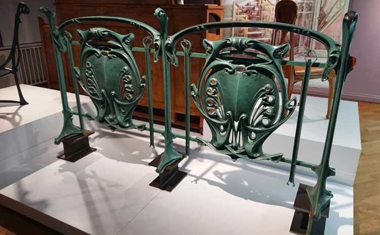 Hector Guimard, Railings for the Paris Métro, c1900. Permanent loan from the collection Brockstedt. Photo: Sabine Schereck.