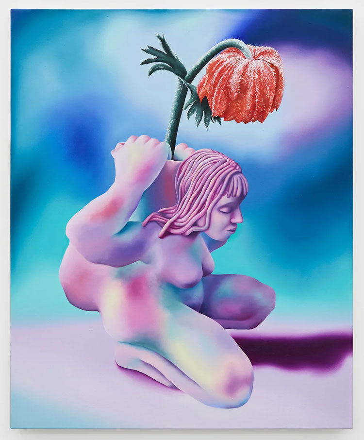 Jane Hayes Greenwood. The Violet Hour, 2023. Oil on linen, 110 x 90 cm.