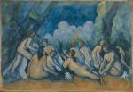 Paul Cézanne, Bathers (Les Grandes Baigneuses), about 1894-1905. Oil on canvas, 127.2 × 196.1 cm. © National Gallery, London.