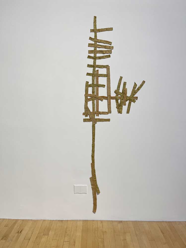 Hana Miletić. Materials, 2022. Installation view, Talbot Rice Gallery, 2023. Photo: Veronica Simpson.