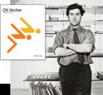 Otl Aicher: Design. Type. Thinking; Otl Aicher in his Ulm studio, 1953. HfG-Archiv /Museum Ulm.