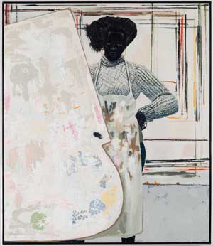Kerry James Marshall, Untitled (Painter), 2008. Acrylic on PVC panel in artist’s frame, 73 x 62.9 cm. Collection of Charlotte and Herbert S. Wagner III. Courtesy of the artist, David Zwirner London and Jack Shainman Gallery, New York. Photo: Steve Briggs.