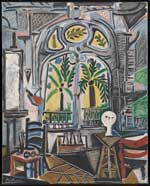 Pablo Picasso, L’Atelier (The Studio), 1955. Oil on canvas, 80.9 x 64.9 cm. © Succession Picasso/DACS, London 2021.