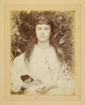 Photograph of the 'real' Alice Liddell, by Julia Margaret Cameron, 'Pomona', albumen print, 1872. © Victoria and Albert Museum, London