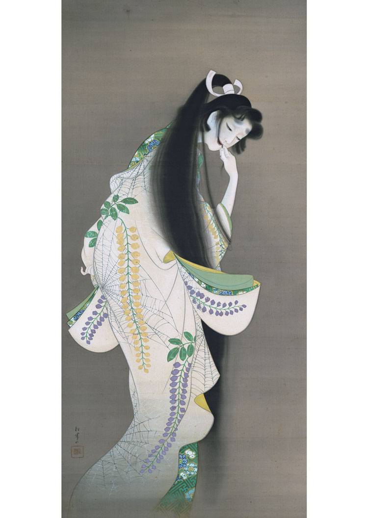 Uemura Shoen. Flame, 1918. Tokyo National Museum.