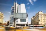 The Whitney Museum, New York, designed by Renzo Piano, as seen from the west. Photo: Photo Nic Lehoux. © RPBW - Renzo Piano Building Workshop Architects. Page 182.