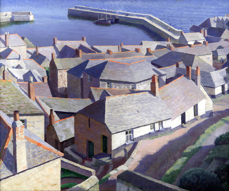 Dod Procter. Early Morning Newlyn, 1926. Oil on canvas. Lent by Glynn Vivian Art Gallery, Swansea, Wales. © The Estate of Dod Procter / Bridgeman Images