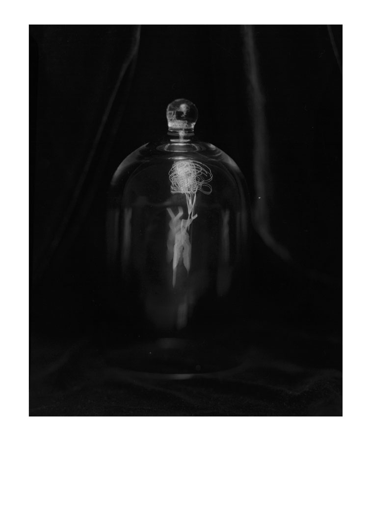 Morwenna Kearsley, Bell Jar #3 (for Lee Miller), 2019. Silver gelatin print, paper size 58 x 46 cm, image size 58 x 46 cm.