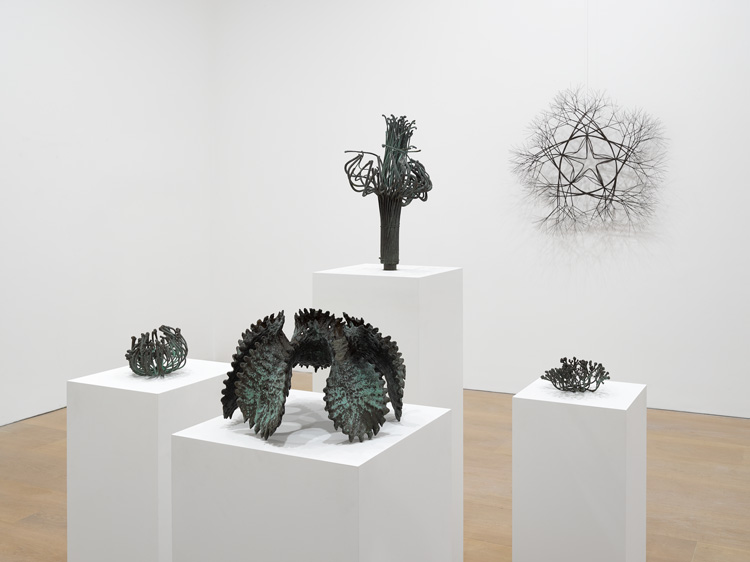 Ruth Asawa: A Line Can Go Anywhere, installation view, David Zwirner London, January 10 - February 22, 2020. Photo: Jack Hems. © The Estate of Ruth Asawa. Courtesy The Estate of Ruth Asawa and David Zwirner.