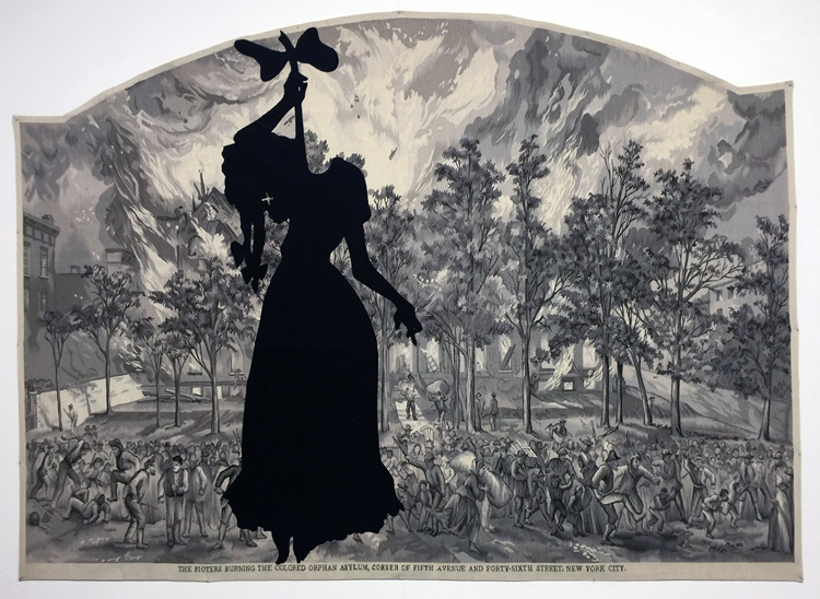 Kara Walker. A Warm Summer Evening in 1863, 2008. Photo: Jill Spalding.