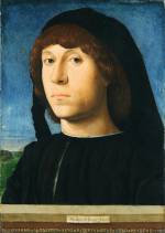 Antonello da Messina, Portrait of a Young Man, 1478. Oil on walnut, 20.4 x 14.5 cm. Staatliche Museum, Gemäldegalerie, Berlin. © 2018. Photo: Scala, Firenze/bpk. Bildagentur fuer Kunst, Kultur und Geschichte, Berlin.