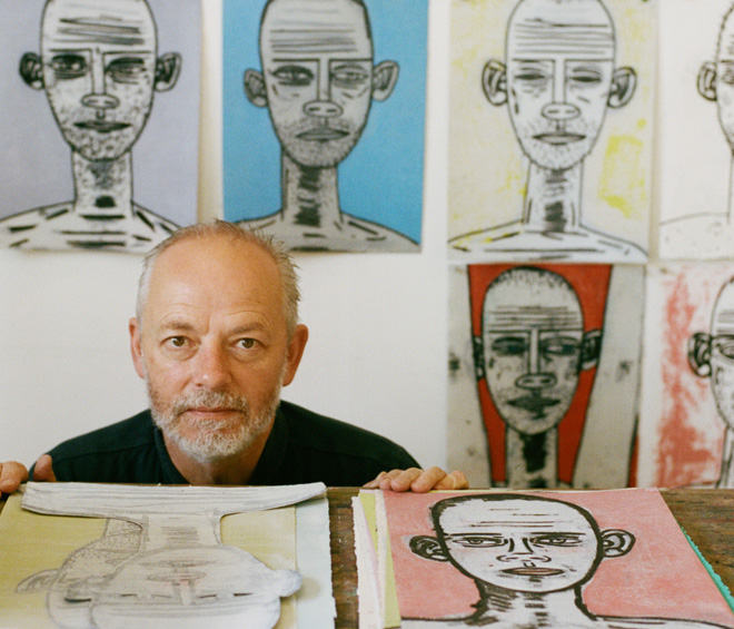 David Austen in his studio. Photo: Ben Stockley.