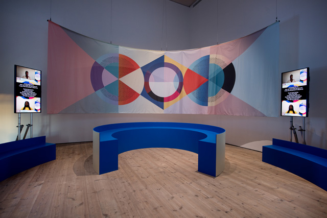 Barby Asante. Declaration of Independence, 2019. BALTIC Centre for Contemporary Art, installation view. Photo: Colin Davison © 2019 BALTIC.
