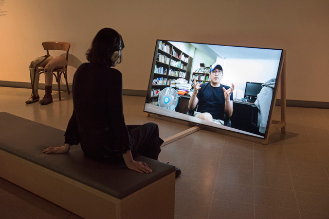 Installation view of Shifting Borders, Kader Attia: The Museum of Emotion at Hayward Gallery. Copyright the artist, courtesy Hayward Gallery 2019. Photo: Linda Nylind.