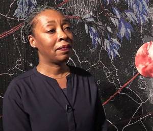 Otobong Nkanga talks about her inspirations for the works on show at Artes Mundi 8, and her enduring preoccupations with the reciprocity or interconnectedness of emotion and action around the world