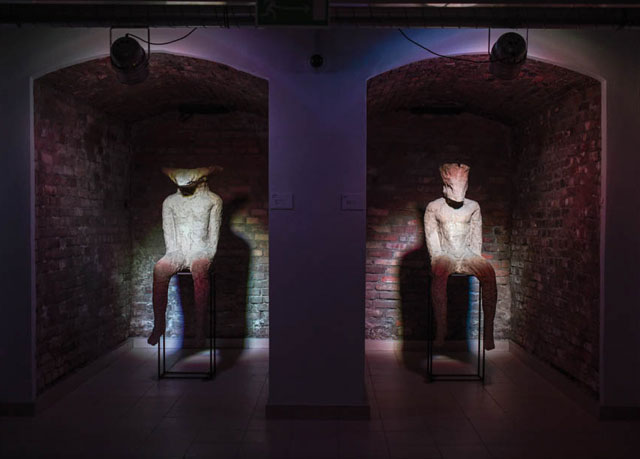Magdalena Abakanowicz, Presence, Essence, Identity, installation view at Stara Kopalnia, Wałbrzych, Poland. Photo: Linda Parys.