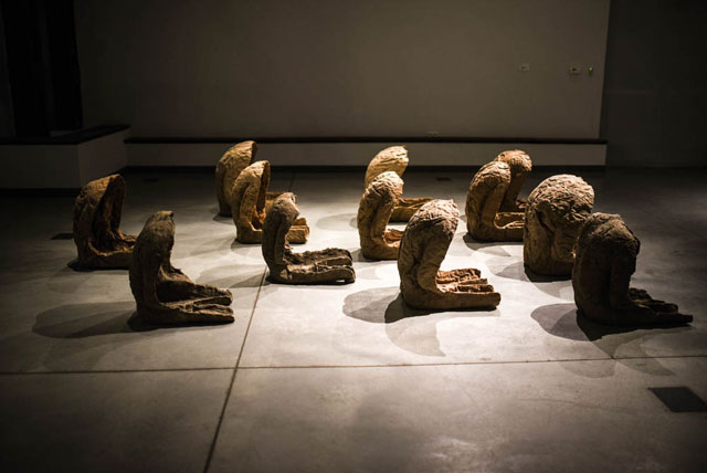 Magdalena Abakanowicz, Presence, Essence, Identity, installation view at Stara Kopalnia, Wałbrzych, Poland. Photo: Linda Parys.